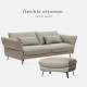 Boston Recliner Sofa, L198, Semi Aniline Leather G3 342 [Display]